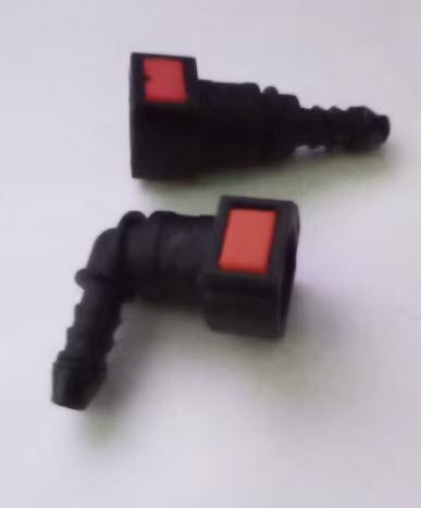 Разъем быстросъем 9.49x8-L (ID8) топливной системы Quick Release Connector (угловой) 8087 фото