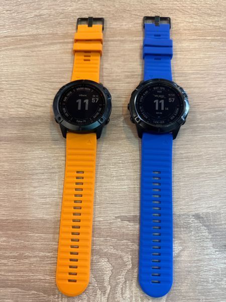 Ремешок (26 мм) Garmin QuickFit Fenix 6X 6X 6 Pro BLUE (СИНИЙ) силикон каучук 7172 фото