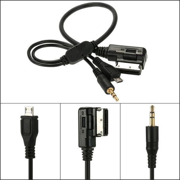 Інтерфейс VAG AUDI AMI VW MDI MMI (2G і 3G покоління) &mdash; AUX MEDIA мініджек 3,5 мм + micro USB (для Android вус 3961 фото
