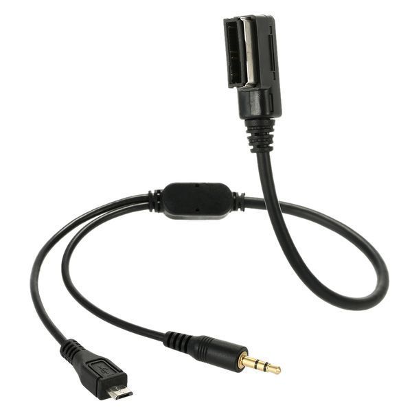 Інтерфейс VAG AUDI AMI VW MDI MMI (2G і 3G покоління) &mdash; AUX MEDIA мініджек 3,5 мм + micro USB (для Android вус 3961 фото