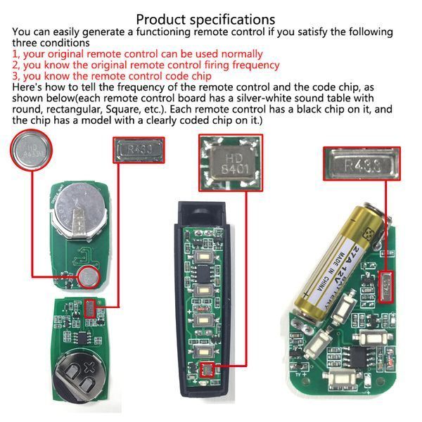 KEBIDU XCF614DK 433MHZ Remote Control пульт ДУ дубликатор для гаражных ворот 5635 фото