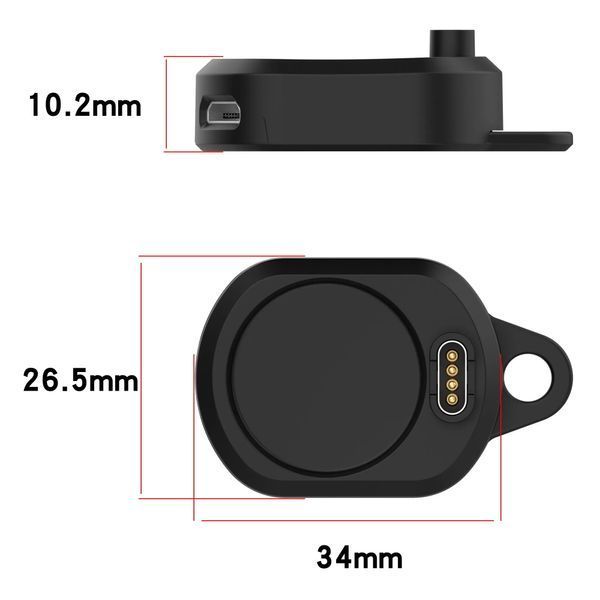 Зарядное устройство площадка (micro USB + USB Type-C) для часов Garmin Fenix EPIX Instinct Tactix Venu erunner 7558 фото