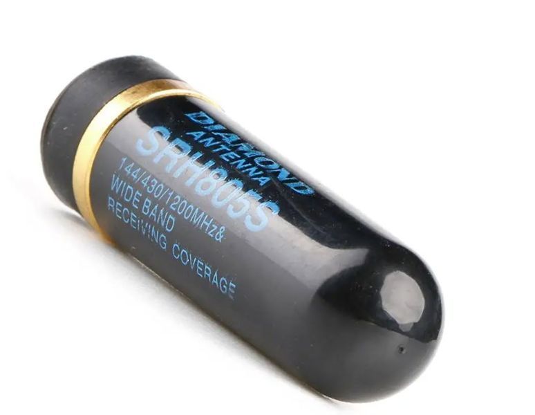 Антена Diamond SRH805S SMA-Male 144/430 МГц (4.5 см) &mdash; коротка дводіапазонна антена &nbsp;для радіостанцій YAESU, ICOM 3890 фото
