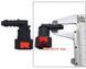 Разъем быстросъем 9.49x8-L (ID8) топливной системы Quick Release Connector (угловой) 8087 фото 4