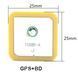 Антена 1568R-A GPS/BeiDou/ 1568(L1)/1561 MHz (25*25*4мм) Ceramic Patch passive Gps-BD Antenna под пайку 7779-2 фото 2