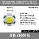 LED COB 2B5C (2011: 20mm / 11mm) 5 Вт 3000К 15...17В світлодіодний модуль round white 5928 фото 1