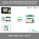 Сетевая карта MPE-AX3000H Wi-fi6 Bluetooth 5.2 Mini PCI-E Wireless двухдиапазонная беспроводная карта с блютуз для ноутбука и ПК 8279-2 фото 1