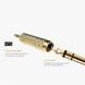 Переходник TRS для микрофона 6.3 мм jack 3 pin (мама female) - 3.5 мм mini jack (папа male) 3 pin stereo золот 7723 фото 4