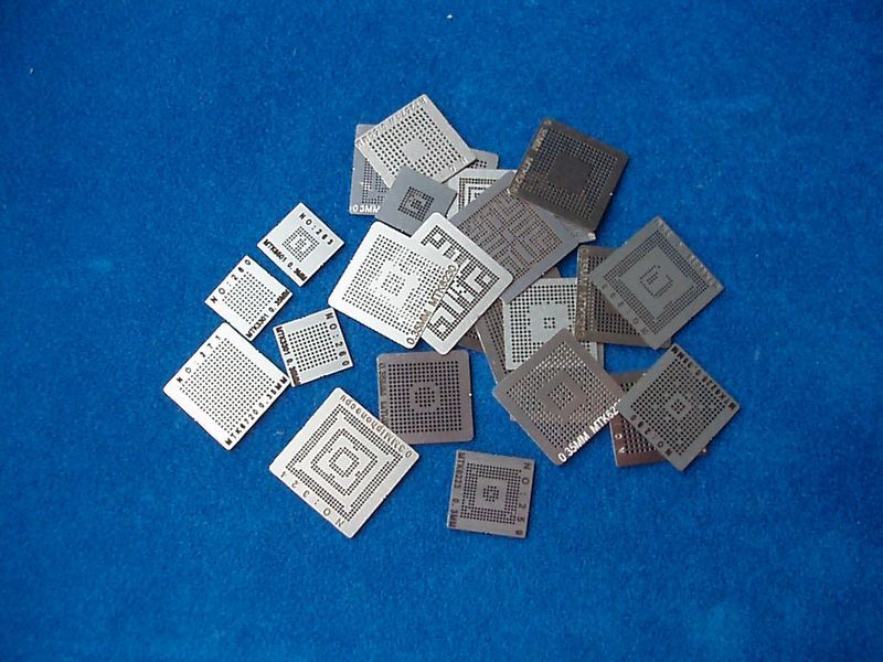 Комплект трафаретів MTK, BGA шаблони 27 шт. для мобільного телефона, для iPhone 3843 фото