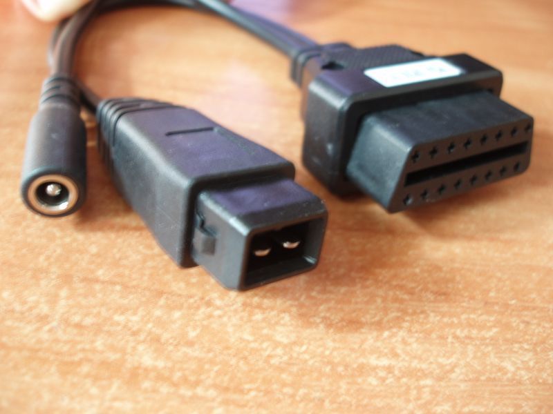 Переходник Autocom Peugeot / Citroen TCS 16 pin - 2 pin + питание PSA v.2 4282 фото