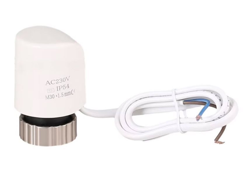 Актуатор NO M30x1.5мм AC230V IP54 сервопривод для теплого водяного пола систем отопления батарей радиаторов 5093 фото