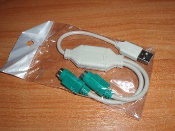 Адаптер USB &mdash; 2 x PS2 (2 роз'єми під мишку) 3665 фото