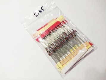 Стабільйони набір 140 шт (14 номіналів по 10 штук) 1/2w 0.5 W Zener Diode BZX55C 3.3V-30V 5165 фото