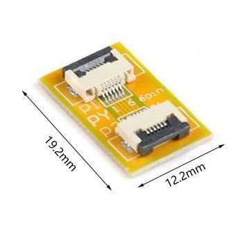 FFC-FCC (0.5 мм) 6 pin - 6 pin подовжувач нарощувач об'єднувач шлейфу DIY PCB Cable Extension Board 7141 фото