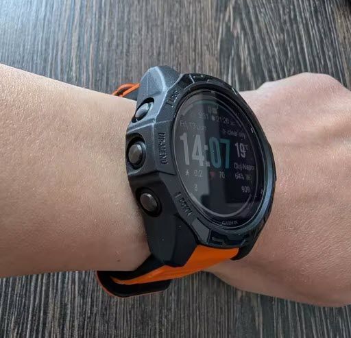 Захист корпусу годинника Garmin Garmin Fenix 6X 7X 51 мм і Epix Pro (колір чорний) силіконовий бампер (ободок) з відкритим екраном ("hollow protective shell") для годинника&nbsp; 8363 фото