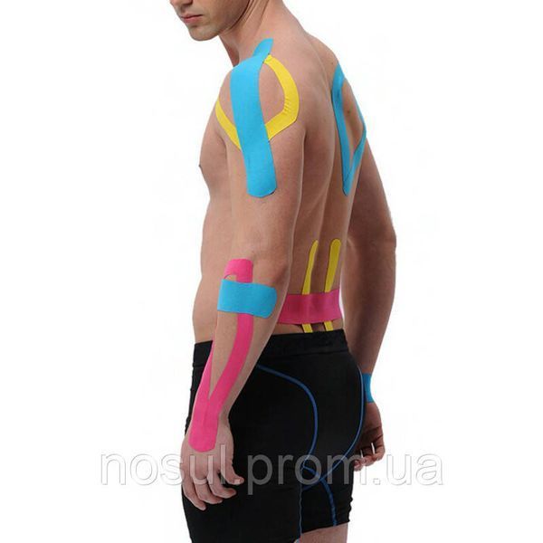 Кинезио тейп ФИОЛЕТОВЫЙ&nbsp;Kinesio tape&nbsp;5м снимает боль в мышцах и суставах новый метод лечения эластичный бинт с 5554 фото