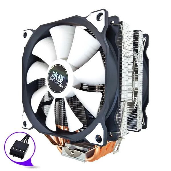 MT6S SNOWMAN "Снеговик" 6 Heat Pipes CPU Cooler 120 mm куллер охлаждение CPU процессора обдув вентилятор Intel 7611 фото
