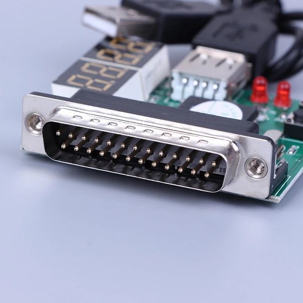 PHOENIX BIOS POST (LPT USB) 4 цифр. + индикатор состояния пост карта для диагностики ноутбуков USB и LPT инте 693 фото