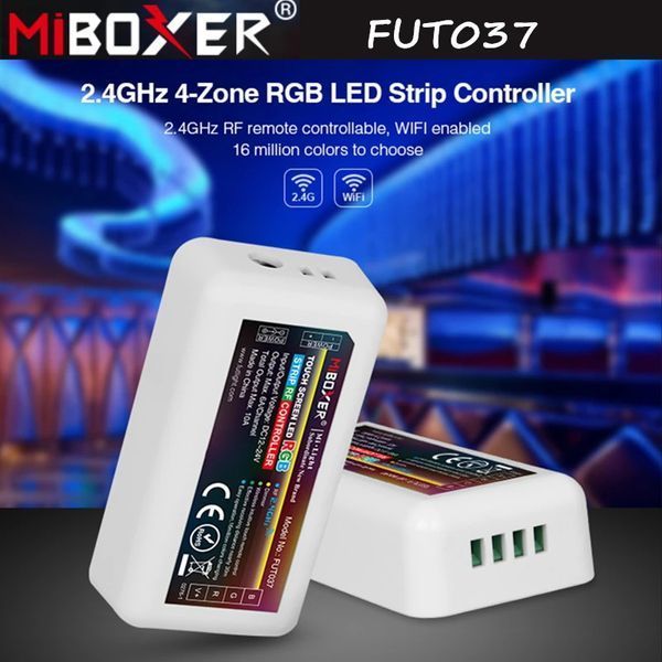 RGB Контроллер Miboxer Mi-light FUT037 для управления RGB лентой, многозонный, 12-24В, 10А 5318 фото