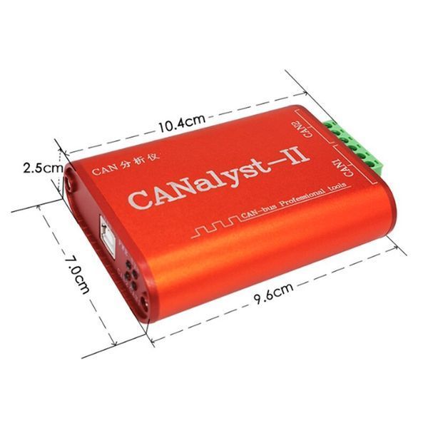 USB CAN адаптер CANalyst-II analyzer Анализатор шины CANOpen J1939 DeviceNet USBCAN-2 4501 фото