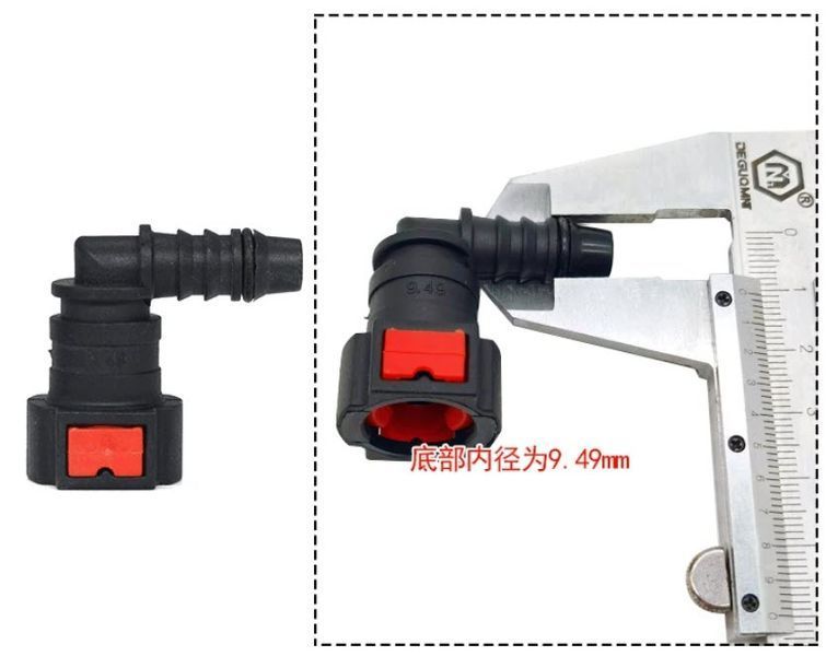 Роз'єм швидкознімання 9.49x10-L (ID10) паливної системи Quick Release Connector (вугловий) 8088 фото