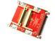 CF-IDE44 2PCF-V2 (2.00mm v2.1) адаптер 2.5' IDE (44 pin папа) - CFх2 DUAL (50 pin) master/slave jmp 2644 фото 5