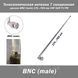 Телескопічна антена 7 секційна Q9 роз'єм BNC (male) 174...765 мм VHF UHF TV FM 3754 фото 1