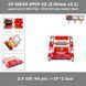 CF-IDE44 2PCF-V2 (2.00mm v2.1) адаптер 2.5' IDE (44 pin папа) - CFх2 DUAL (50 pin) master/slave jmp 2644 фото 1