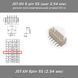 JST-XH 6 pin 5S (шаг 2.54 мм) разъем папа (вертикал.) угловой 90 гр. 6239-3 фото 1