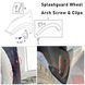 Крепеж бампера BMW MINI (саморез М6 шайба скоба 20*13мм) БМВ Купер скобы металлические для крепления бампер 6452 фото 5