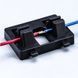 Тримач кабелів AWG36-AWG00 70*50 мм струбцина із широкими губками для паяння (колір: чорний) самопритискний пластик + пружні фіксатори кабелів/проводів паяльної станції термофена Welding Wire Fixture&nbsp; Універсальний помічник тримач кабелів для точного й бе 8184-2 фото 2