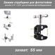 Зажим струбцина для фотостойки резьба 1/4" + 3/8", для установки фотооборудования фиксатор кронштейн фотостойк 4937 фото 1