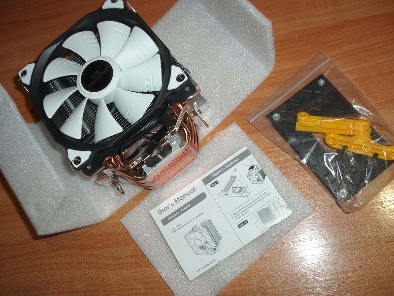 MT6S SNOWMAN "Снеговик" 6 Heat Pipes CPU Cooler 120 mm куллер охлаждение CPU процессора обдув вентилятор Intel 7611 фото
