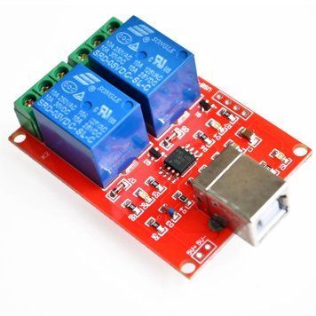 USB реле 2 порт RELAY-2 HID удаленное управление нагрузкой через компьютер / интернет 2 канала USB HID relay s 3574 фото