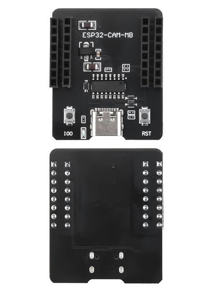 ESP32-CAM-MB (USB Type-C) чипі CH340G TTL плата програмування база материнська downloade (під встановлення ESP 7352-3 фото