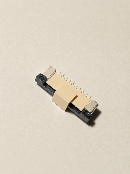Разъем FFC FPC 0.5 мм 20 pin вертикальный 90&deg; с фиксатором для шлейфа SMD 7983 фото