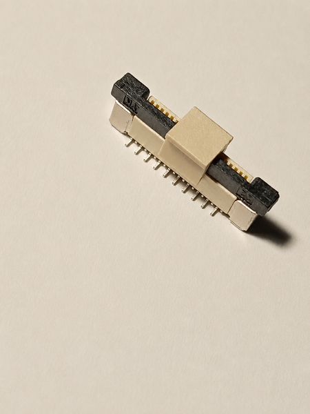 Разъем FFC FPC 0.5 мм 20 pin вертикальный 90&deg; с фиксатором для шлейфа SMD 7983 фото