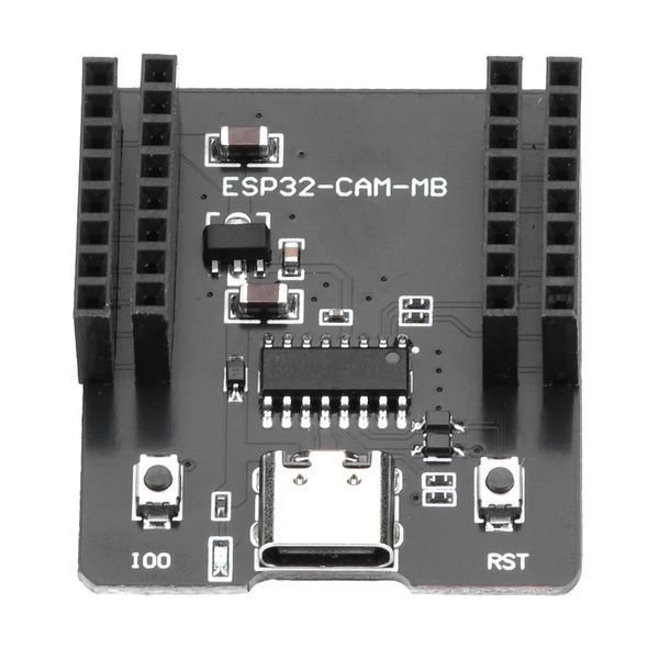 ESP32-CAM-MB (USB Type-C) чипі CH340G TTL плата програмування база материнська downloade (під встановлення ESP 7352-3 фото