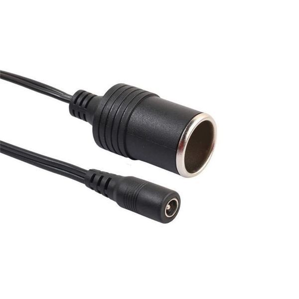 Кабель питания переходник 12v/24v mini jack (мама female 5.5*2.1 мм) - 12V (разъем прикуривателя Cigarette Soc 7313 фото