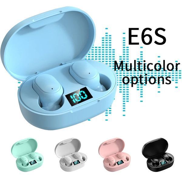 Наушники Air E7S TWS Wireless цветная подсветка RGB LED Bluetooth (5.0) Headphones earphone Control Sport Head 7647 фото