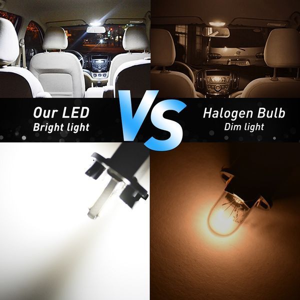 W5W T10 LED Canbus Light Bulbs (білий White 6000 К) світлодіодна лампа автомобільна&nbsp;VAG Scoda Audi VW Mazda For 5844 фото