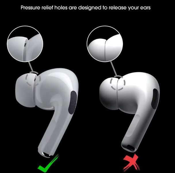 Apple AirPods Pro амбашуры (пара) размер: L 8025 фото