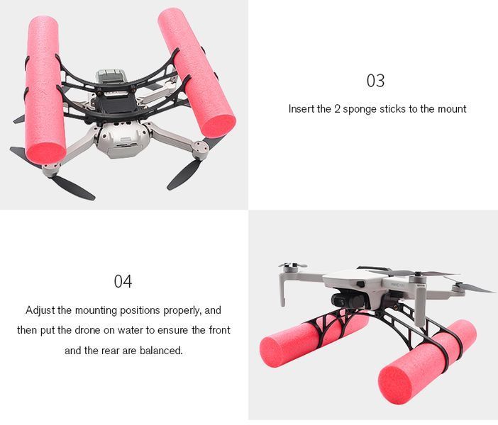 DJI Mavic Mini поплавки набор для посадки на воду Landing Skid Float Kit 5344 фото