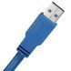 Кабель USB 3.0 A male to Micro USB Super Slim (60 см) New Flat Cable for external Hard Disk 2821 фото 3
