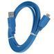 Кабель USB 3.0 A male to Micro USB Super Slim (60 см) New Flat Cable for external Hard Disk 2821 фото 5