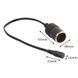Кабель питания переходник 12v/24v mini jack (мама female 5.5*2.1 мм) - 12V (разъем прикуривателя Cigarette Soc 7313 фото 3