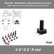 Кнопка тактова мікро SMD 4.5*.4.5*8 мм (4 pin) перемикач micro SMD Tactile Tact Push Button Switch 8257-5 фото 1
