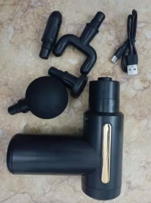 Массажер 2024 Portable Fascia Gun (цвета: чёрный, красный, серый) Deep Tissue Massage Mini Lightweight Adjusta 7907 фото