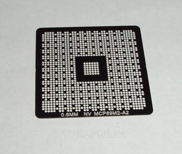 BGA шаблоны Nvidia 0.6 mm NV MCP89M2-A2 трафареты для реболла реболинг набор восстановление пайка ремонт прямо 4049 фото