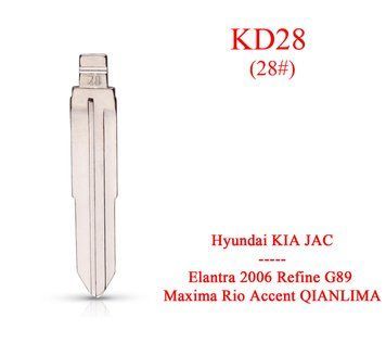Keydiy жало KD № 28 (28#) JAC Hyundai Elantra 2006 Kia Kia QIANLIMA Accent Rio Refine Maxima G89 лезвие 5706 фото
